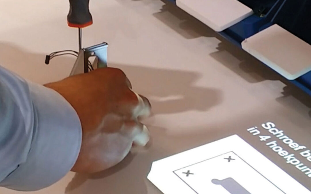 Fast, Flexible and Faultless Assembly with Projected Work Instructions