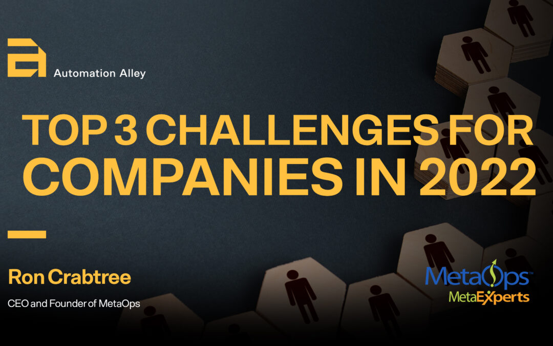 The Top 3 Challenges for Companies in 2022 Part 1