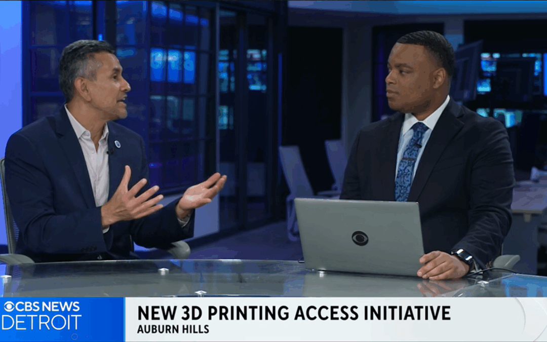 CBS News Video: New Initiative Aims to Make 3D Printing More Accessible