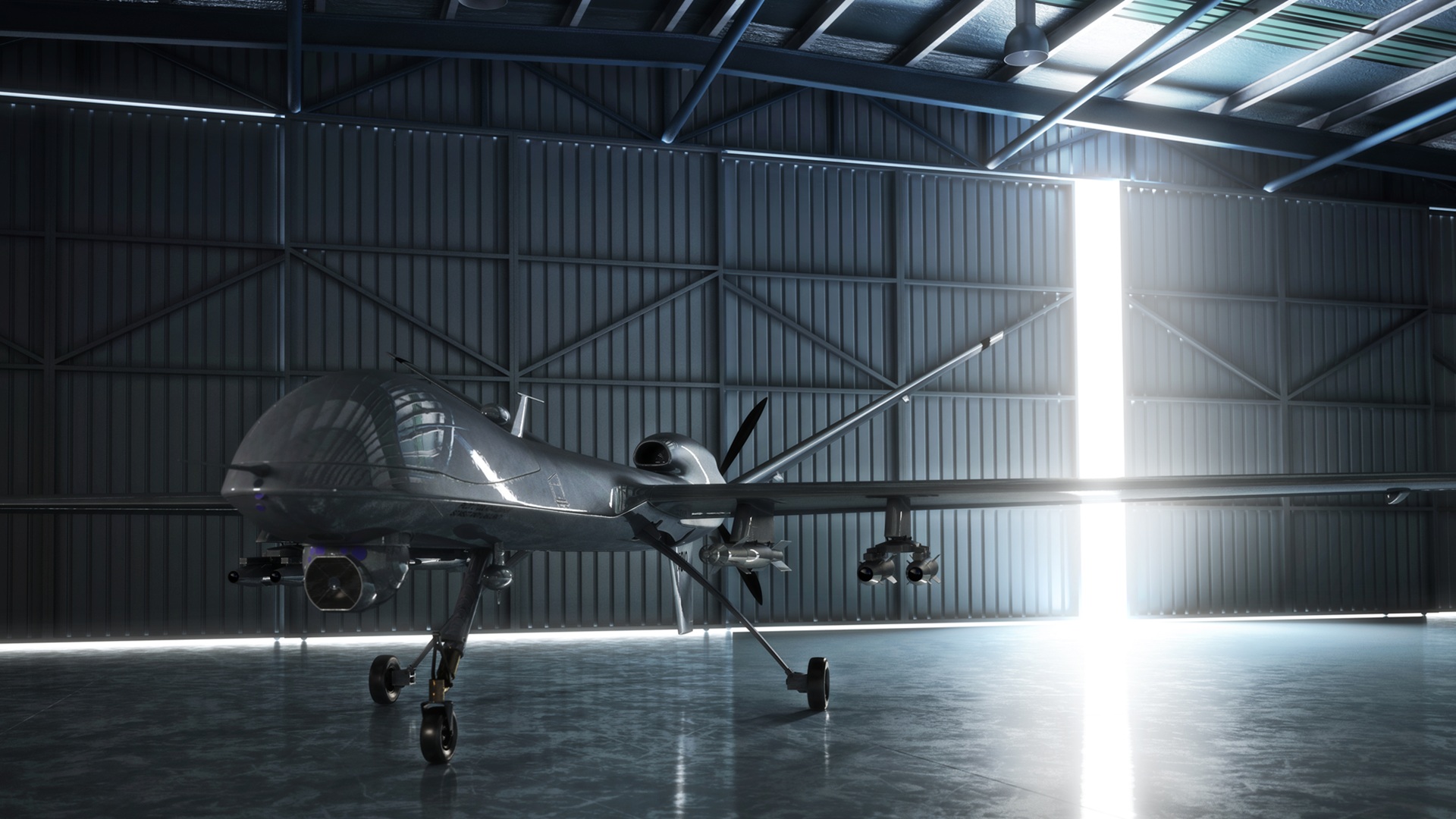 military-drone-in-a-hangar-with-bright-light-2026-09-22-23-04-46-utc
